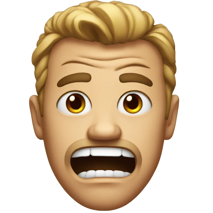 Mad face  emoji