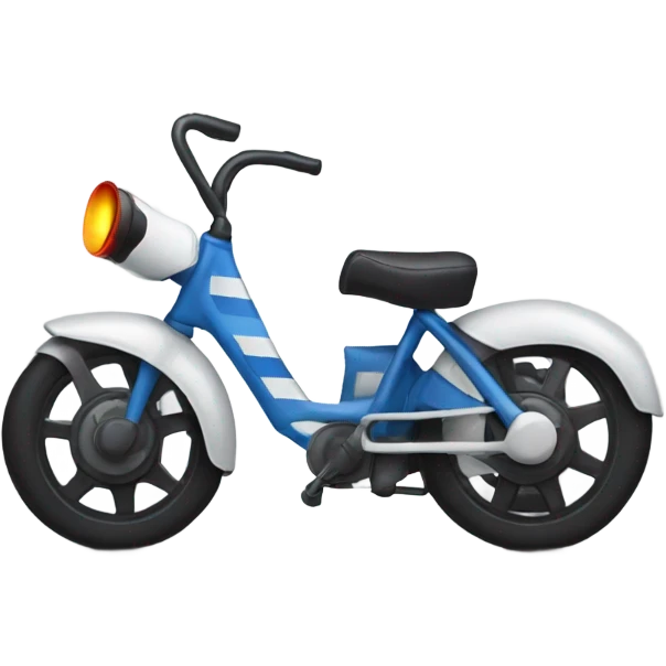 Police Surveillance tricycle emoji