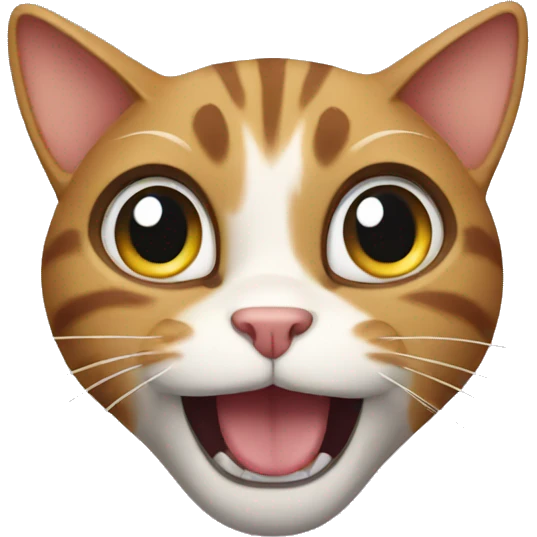 Cat shocked emoji