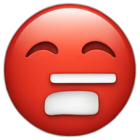 red circle busy emoji