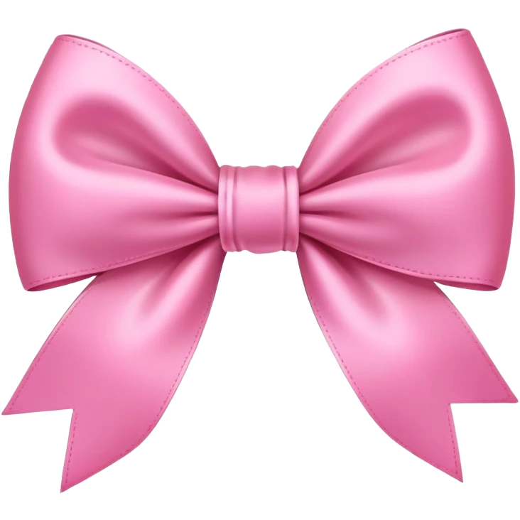 Pink ascetic bow emoji