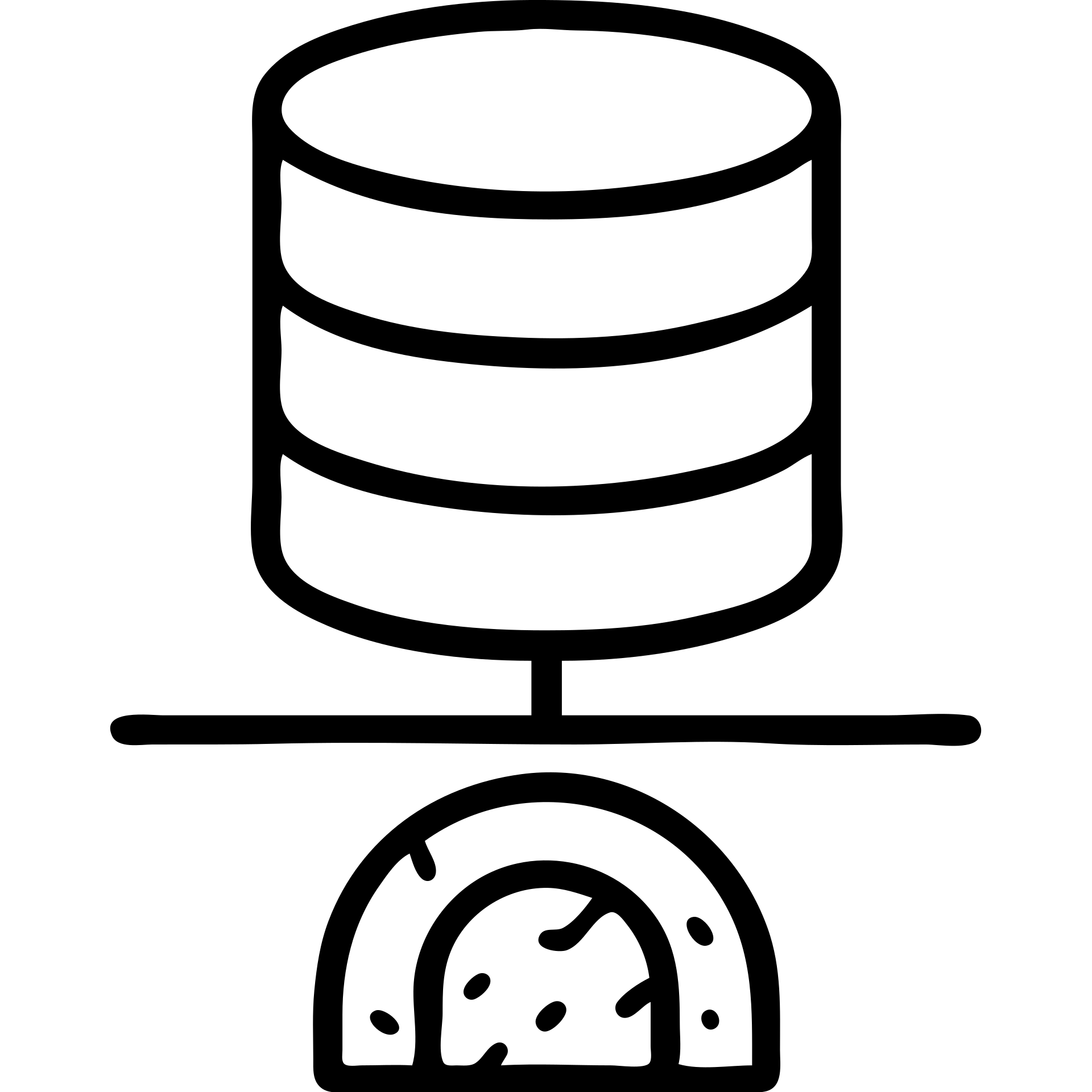 database shapes intersecting with a basement underground motif with worn distressed effect emoji