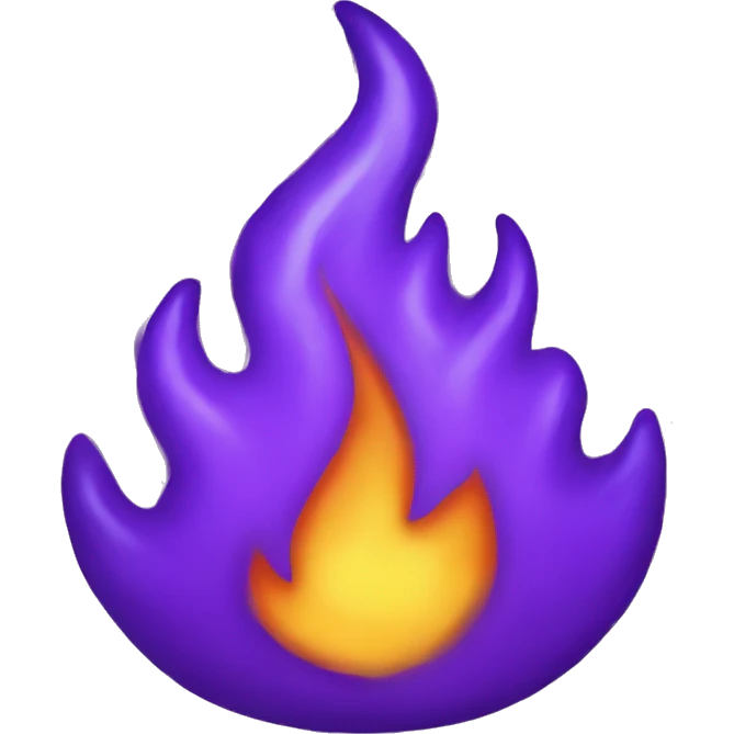 Purple Fire emoji