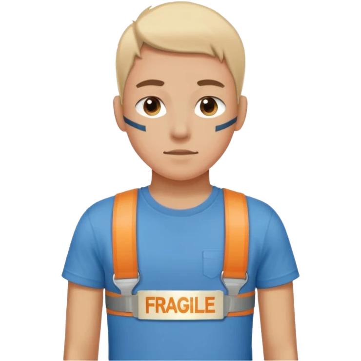 Apartment Mover, Fragile-Label Runner + tape belt. emoji