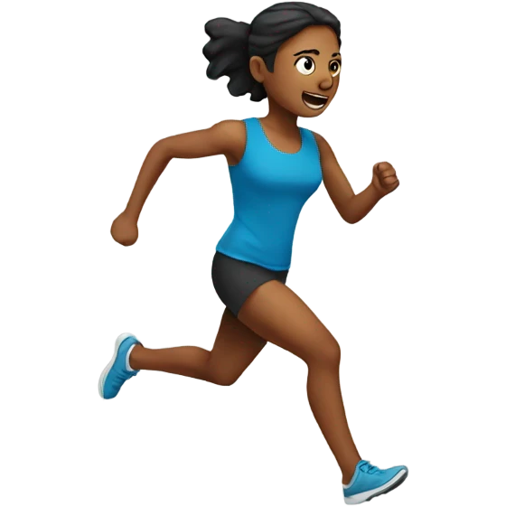 Jenny running emoji