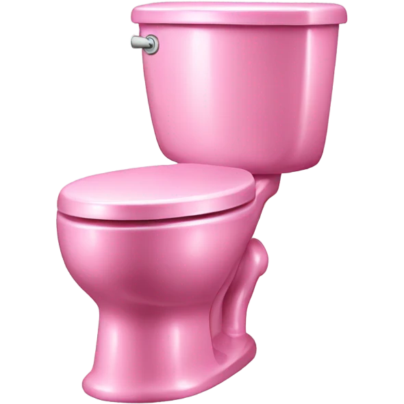 Pink toilet emoji