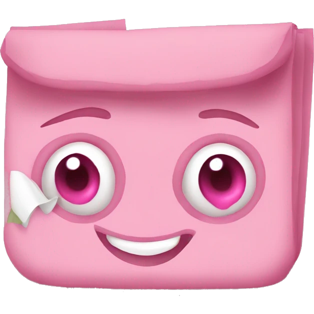 Papelería rosa emoji