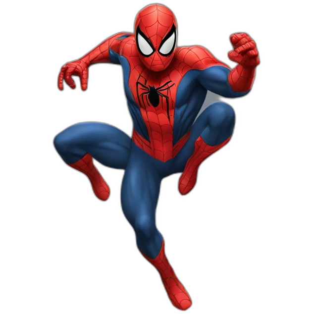 Spider-Man qui fait du cheval emoji