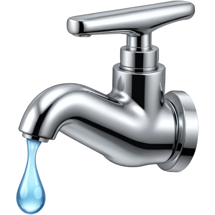 hazme una canilla y que las gotas de agua sean bitcoins emoji