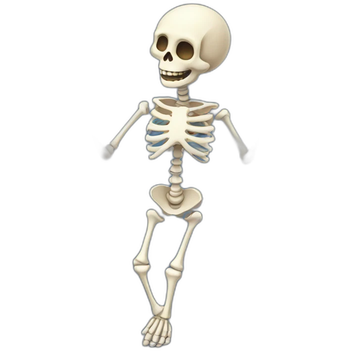 dancing skeleton emoji