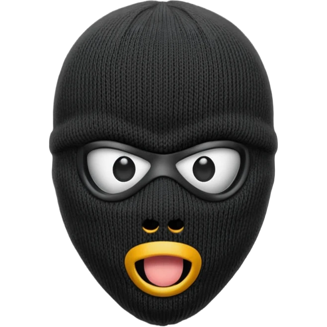 ski mask emoji