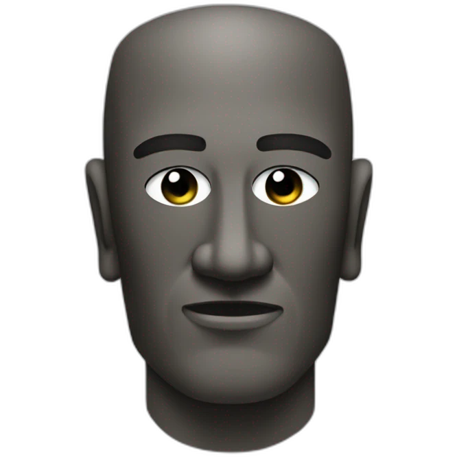 Dj moai emoji