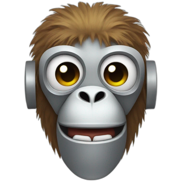 robot monkey emoji