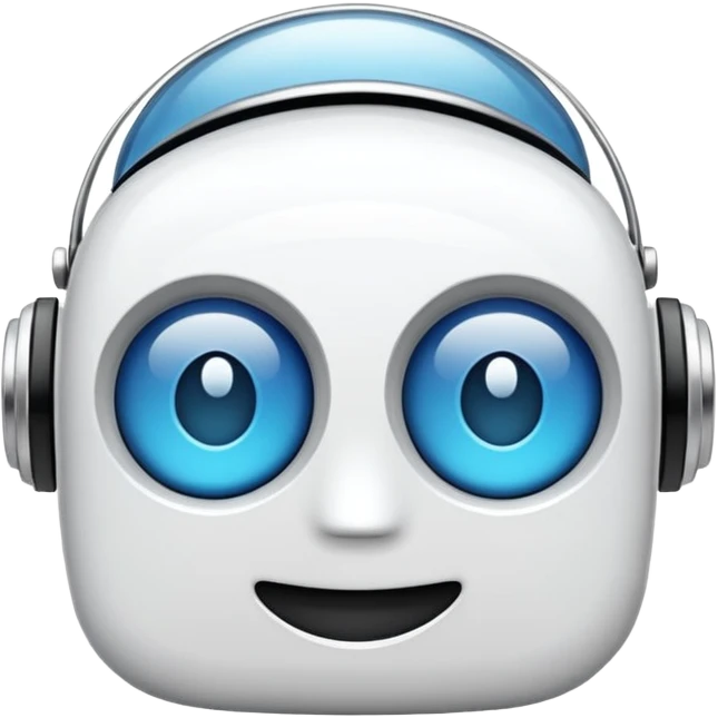 Saugroboter weiß emoji