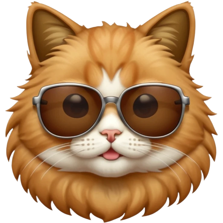 Cat wearing sunglasses emoji