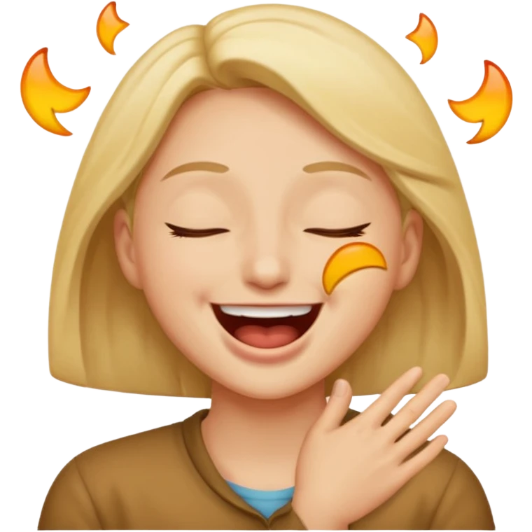 Cackling emoji