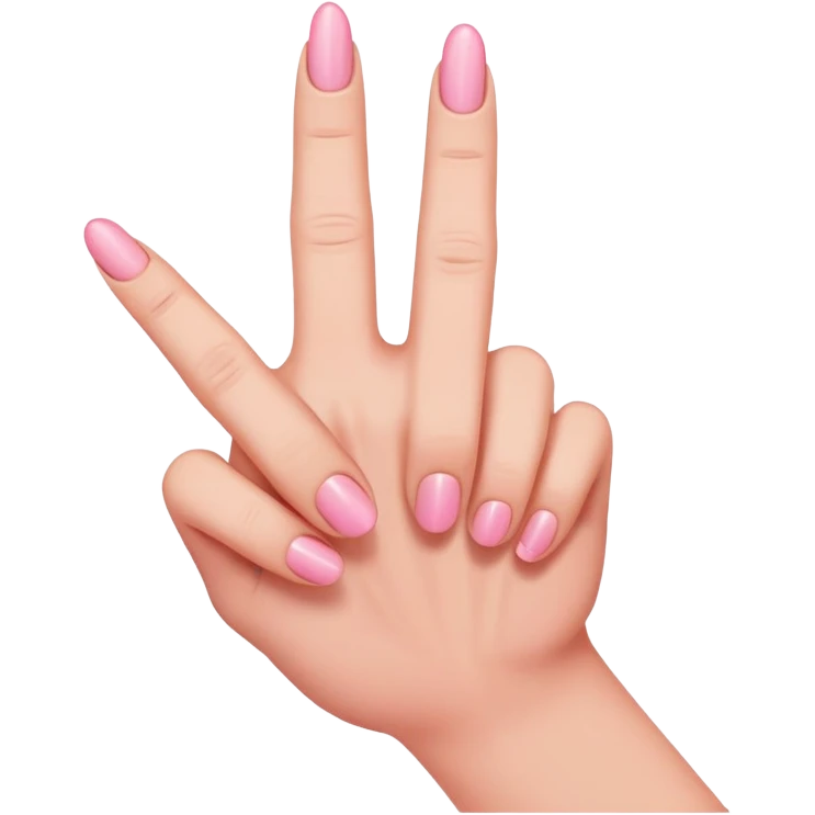 pink middle finger emoji