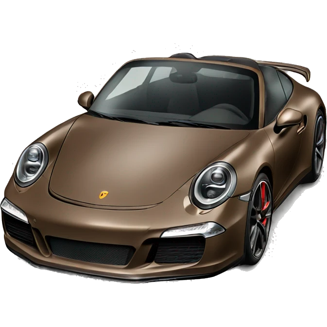 Brown porche 911 gts emoji
