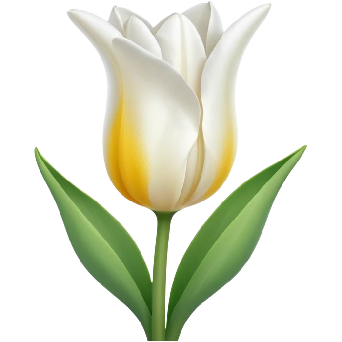 White tulip emoji