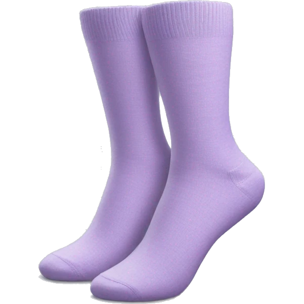 pastel purple socks emoji