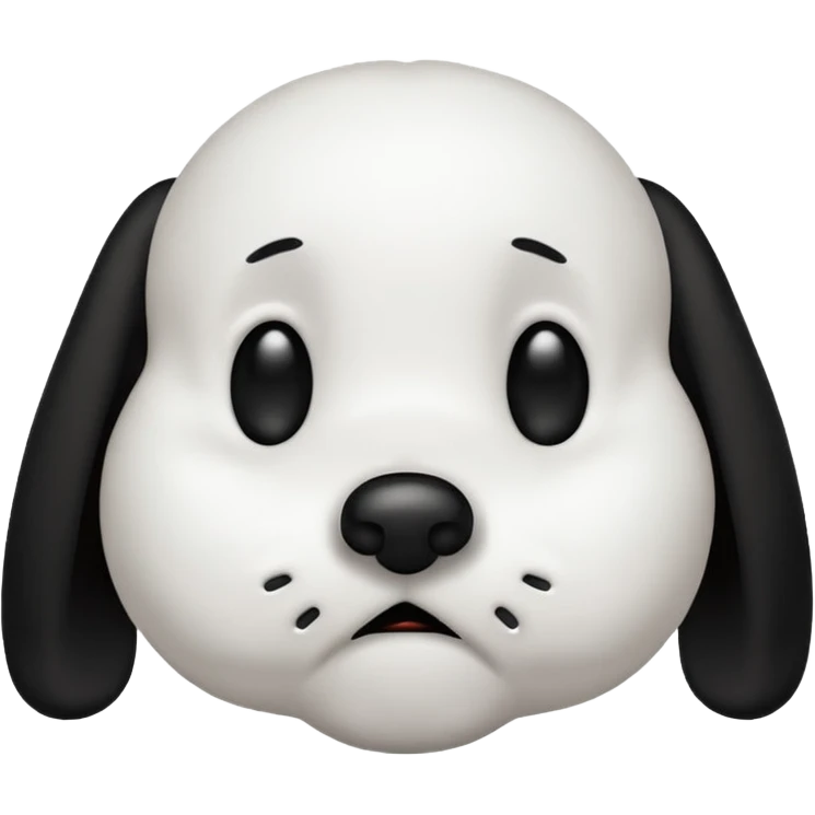 Snoopy acostado llorando emoji