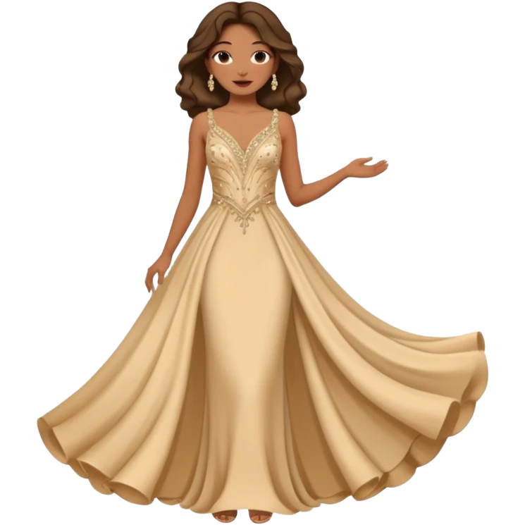 woman gala night actor emoji