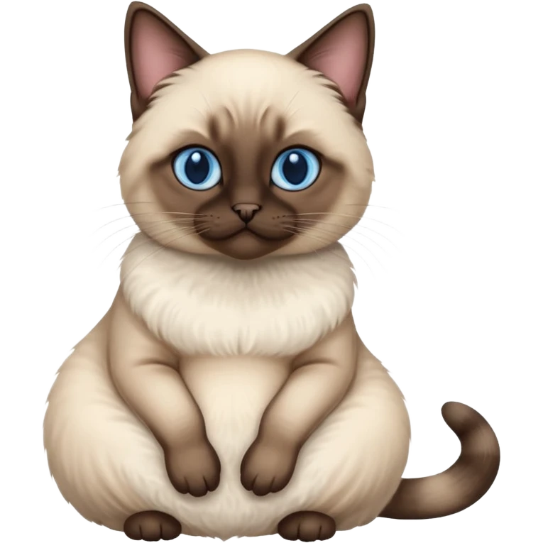 Pregnant Siamese cat emoji