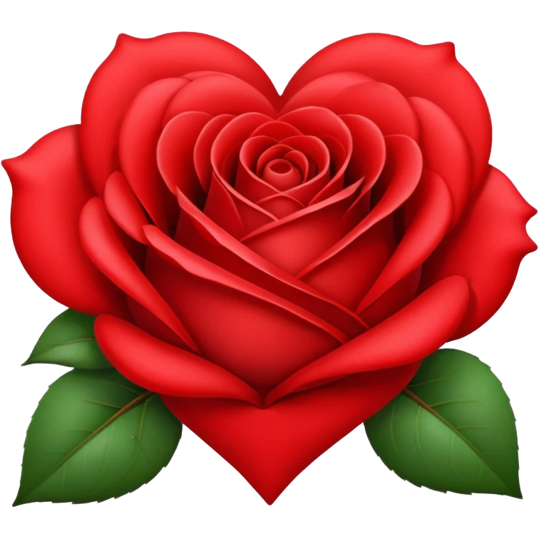 Heart with rose emoji