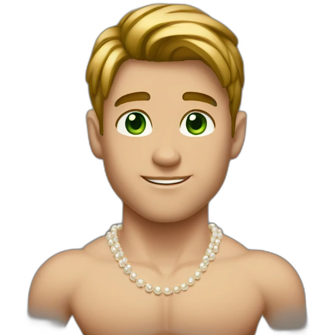 Posh-muscle-boy-with-pearl-necklace-and-green-eyes-and-brown-hair emoji