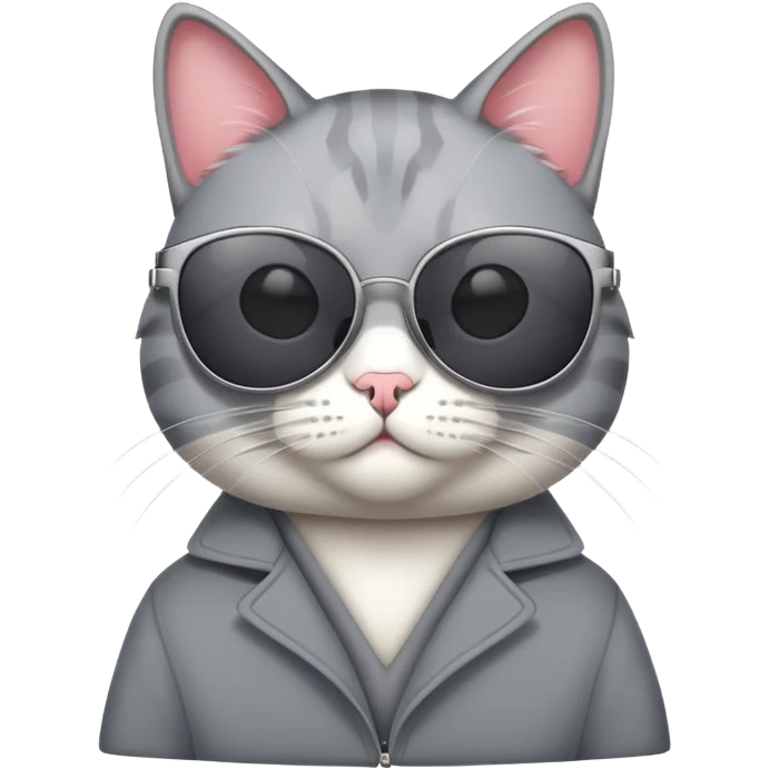 Cat wearing sunglasses emoji
