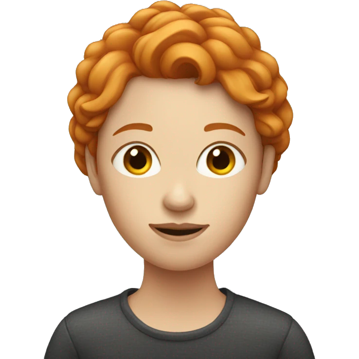 ginger woman emoji