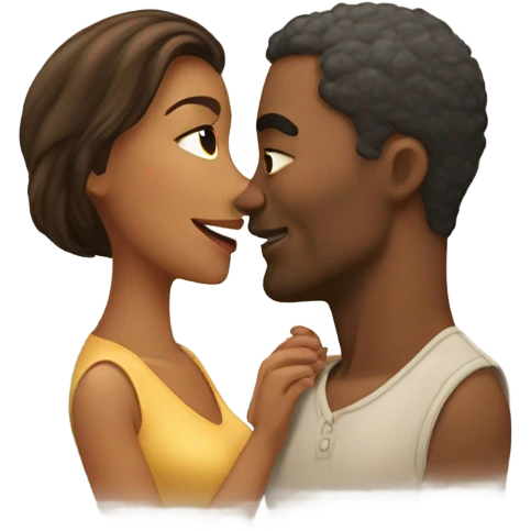 Me kissing wife  emoji