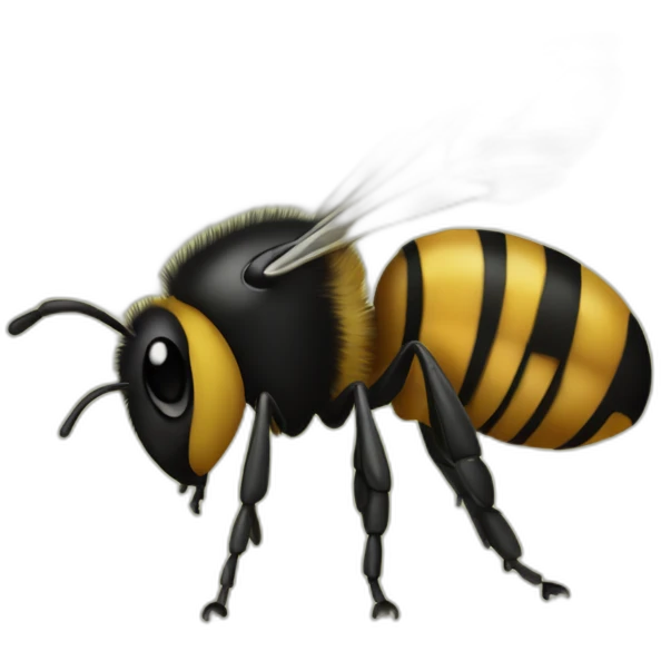 abeja en un frasco emoji