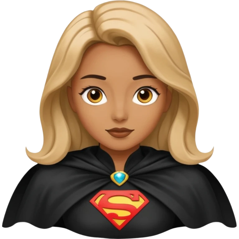 woman black cape emoji