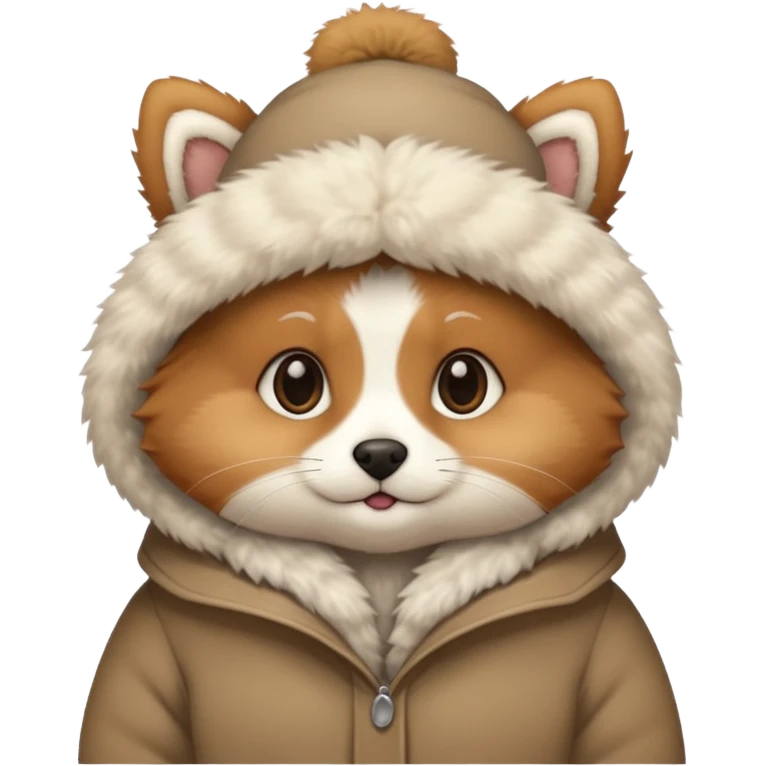 pet in winter outfit emoji