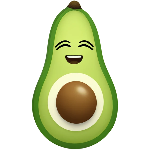 avocado does yoga emoji