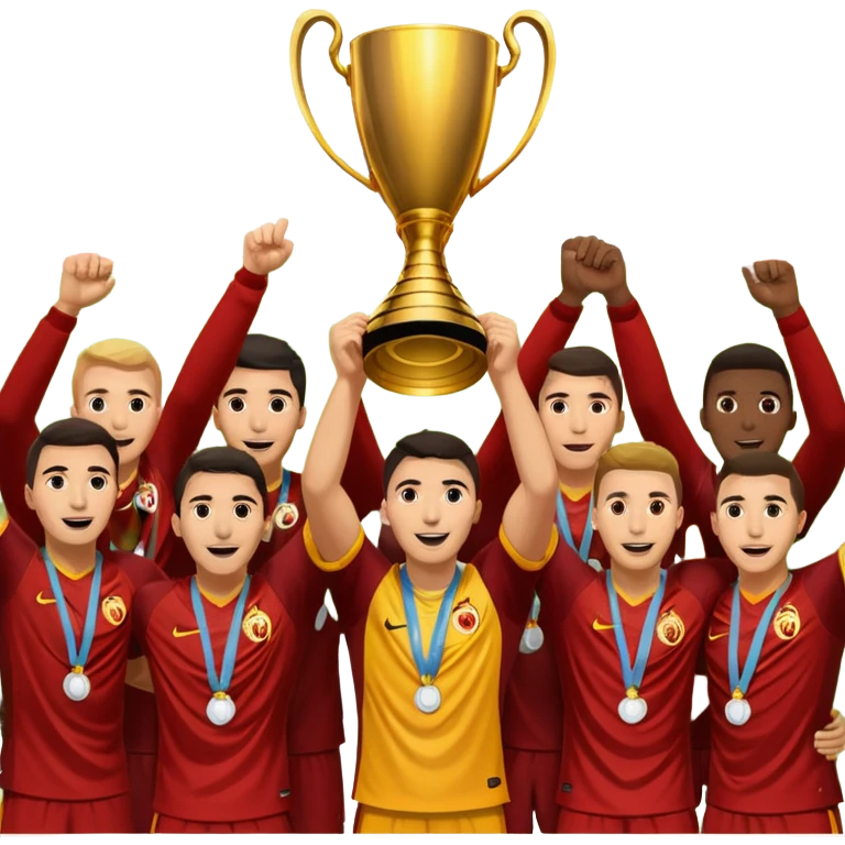 Galatasaray ın aldıgı uefa kupası emoji