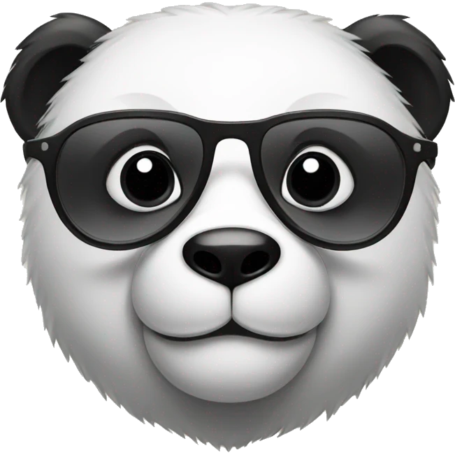 panda with glasses emoji