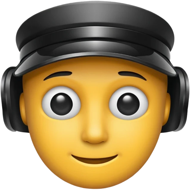 the text "visor" emoji