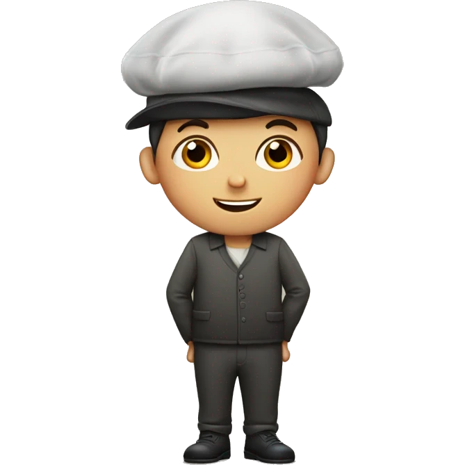 Jewish boy with kippa emoji