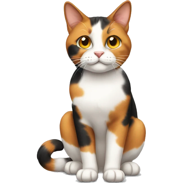 Calico cat emoji