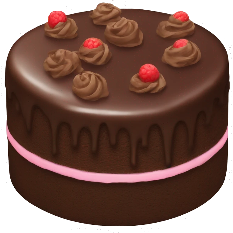 Chocolate cake emoji