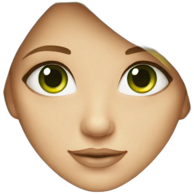 Blonde green eyes  emoji