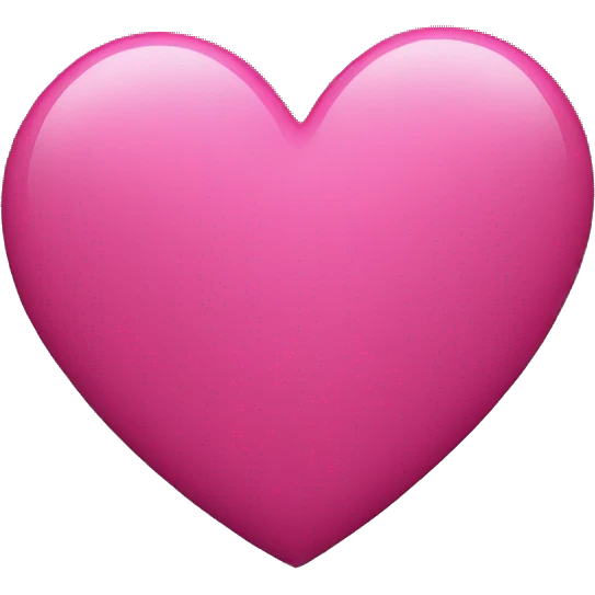 Create a simple heart in a dark pink  emoji