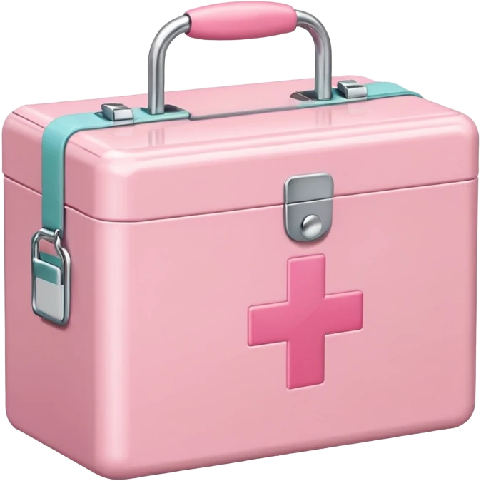 Pastel Pink medical box emoji