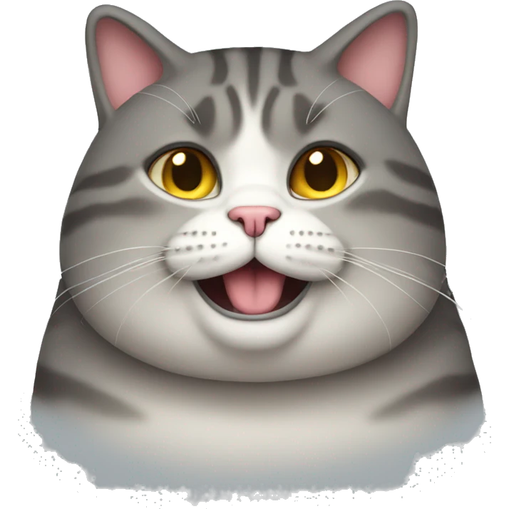 Fat cat emoji
