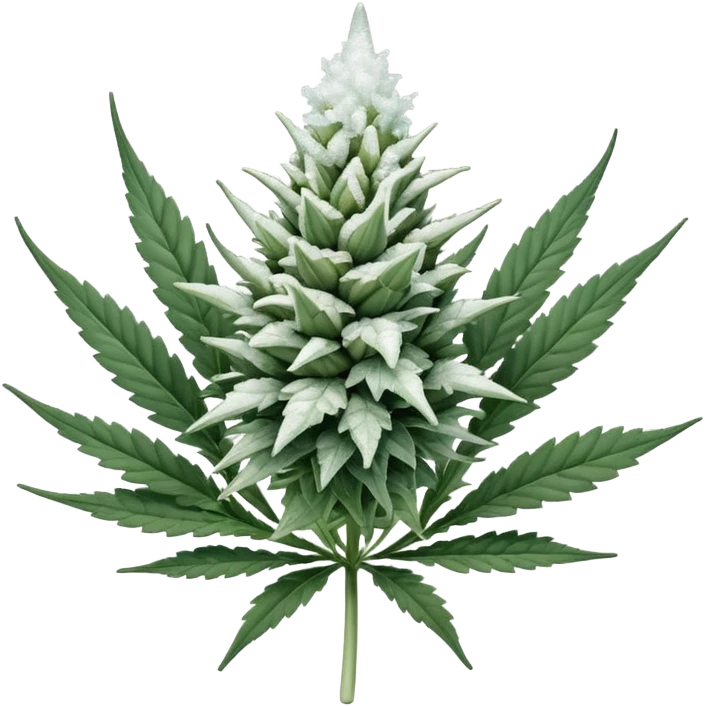 white color marijuana emoji