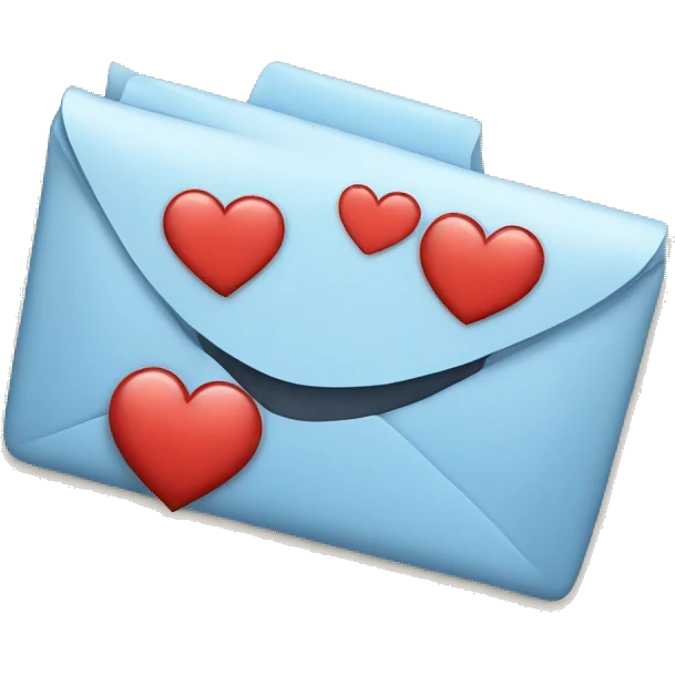 Telegram texts with love emoji