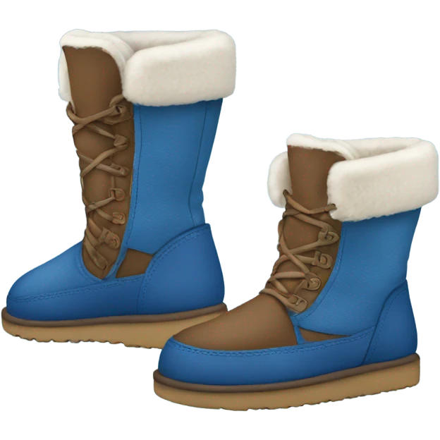 Uggs blue emoji