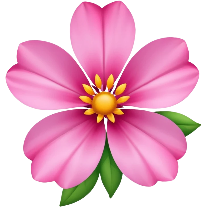 Pink flower emoji